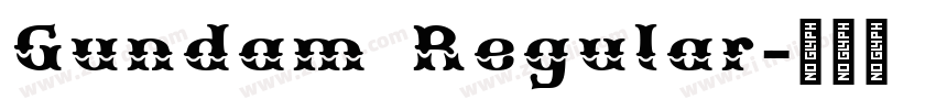 Gundam Regular字体转换